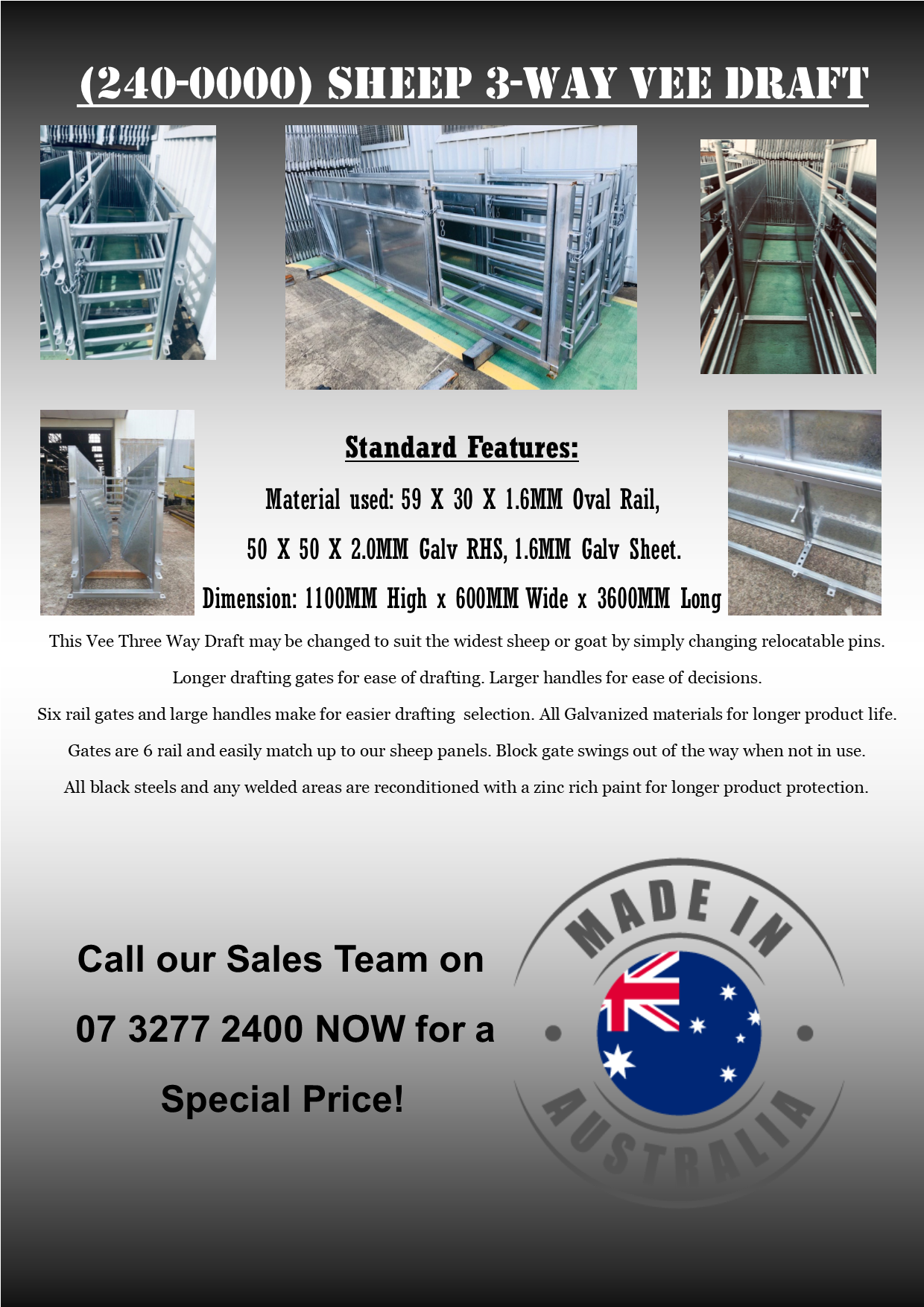 sheep adjustable race